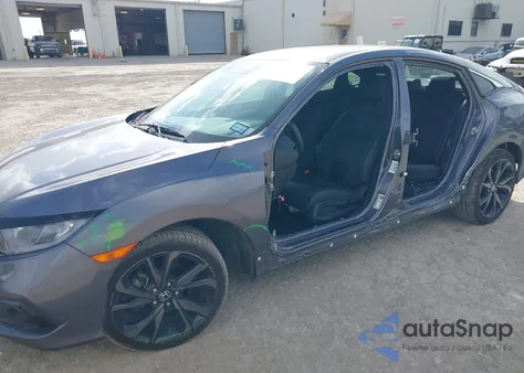 2020 Honda Civic Sport from USA, damaged, VIN 19XFC2F89LE000584